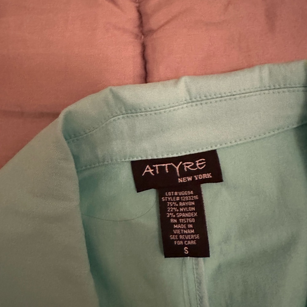 Attyre Mint Green Trench Coat